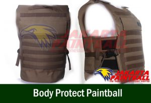 Body Protect Paintball Coklat